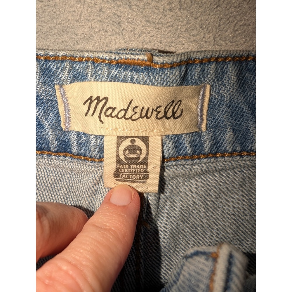 Madewell The Curvy Perfect Vintage Jean Distressed Raw Hem Women's Size 23 - Picture 2 of 5